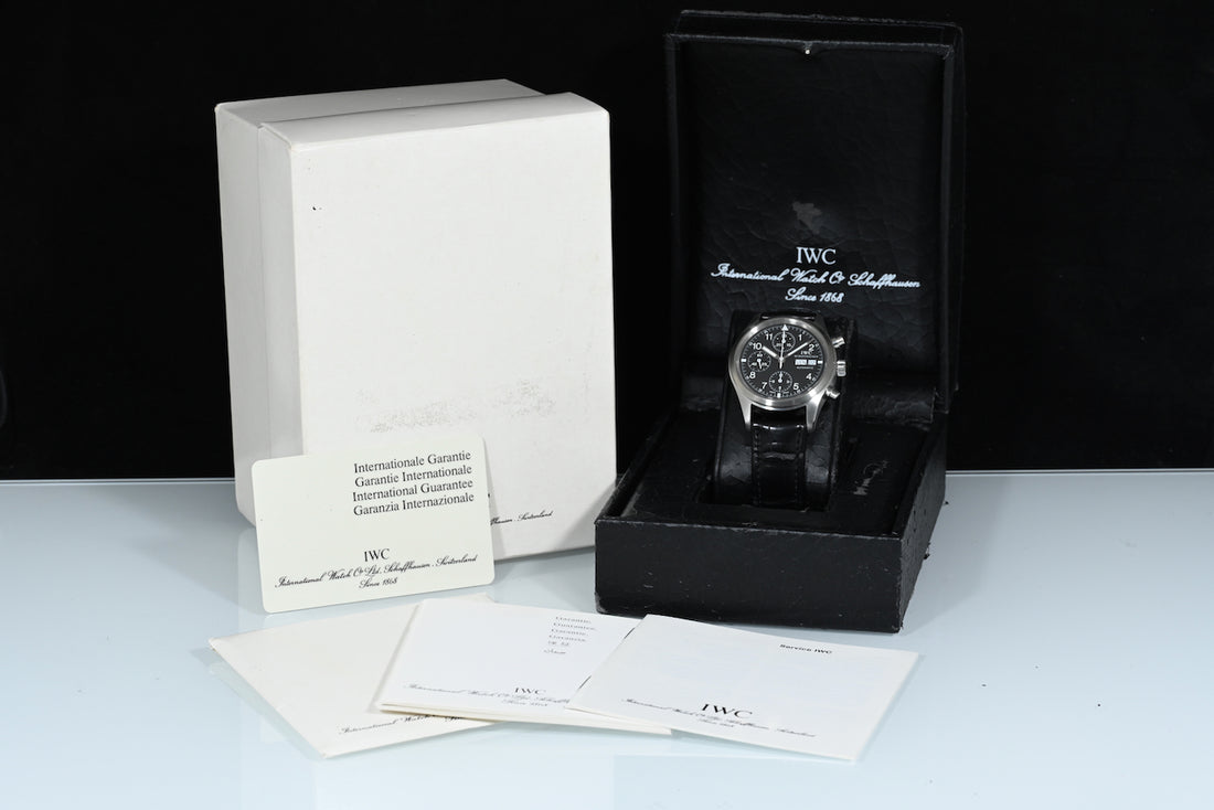 IWC | FLIEGERCHRONOGRAPH IW3706 Day-Date Acciaio 39 mm Scatola e Garanzia IWC