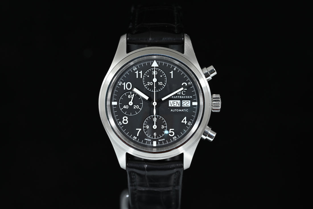 IWC | FLIEGERCHRONOGRAPH IW3706 Day-Date Acciaio 39 mm Scatola e Garanzia IWC