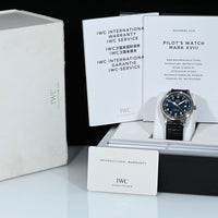 IWC | PILOT’S WATCH MARK XVIII, Edition 'Le Petit Prince', 40 mm. Ref. IW327004 Scatola e Garanzia IWC, 2017