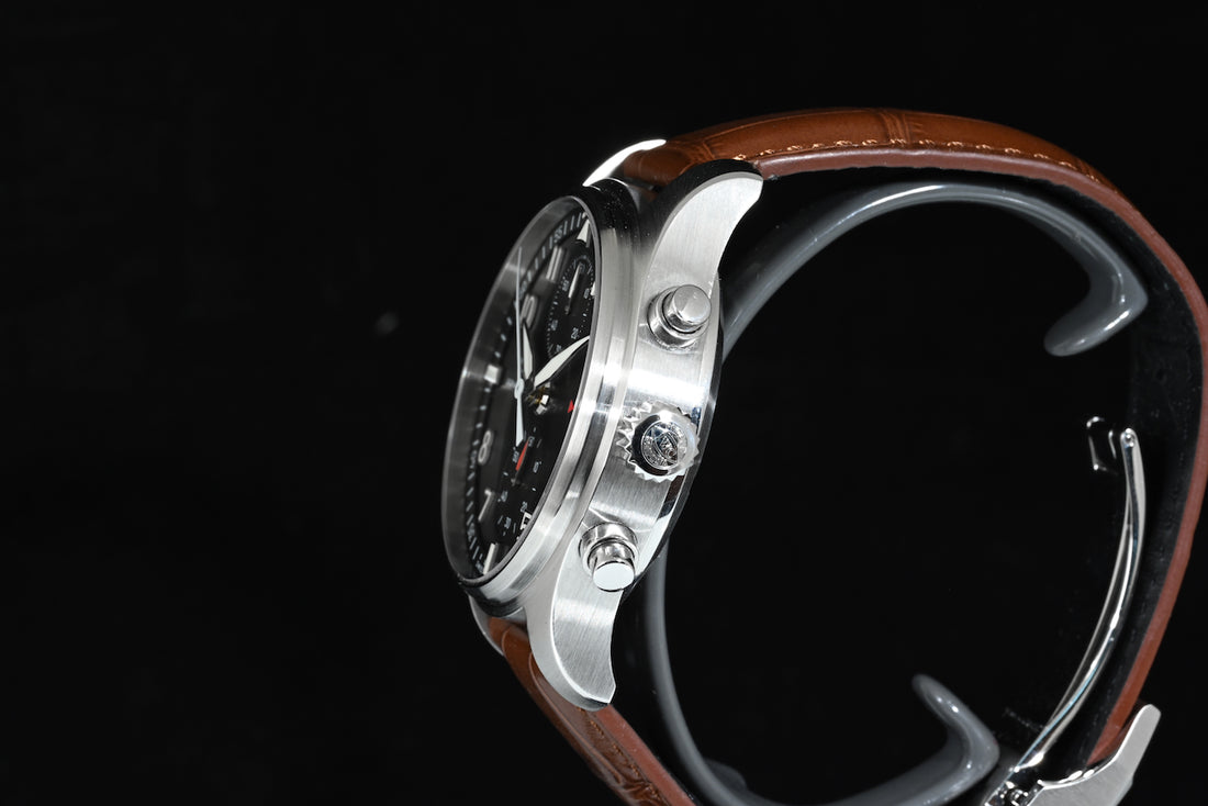 IWC | SPITFIRE Chronograph Pilot’s watch Ref. IW387802 Flyback Acciaio, 43 mm. Scatola e Garanzia IWC