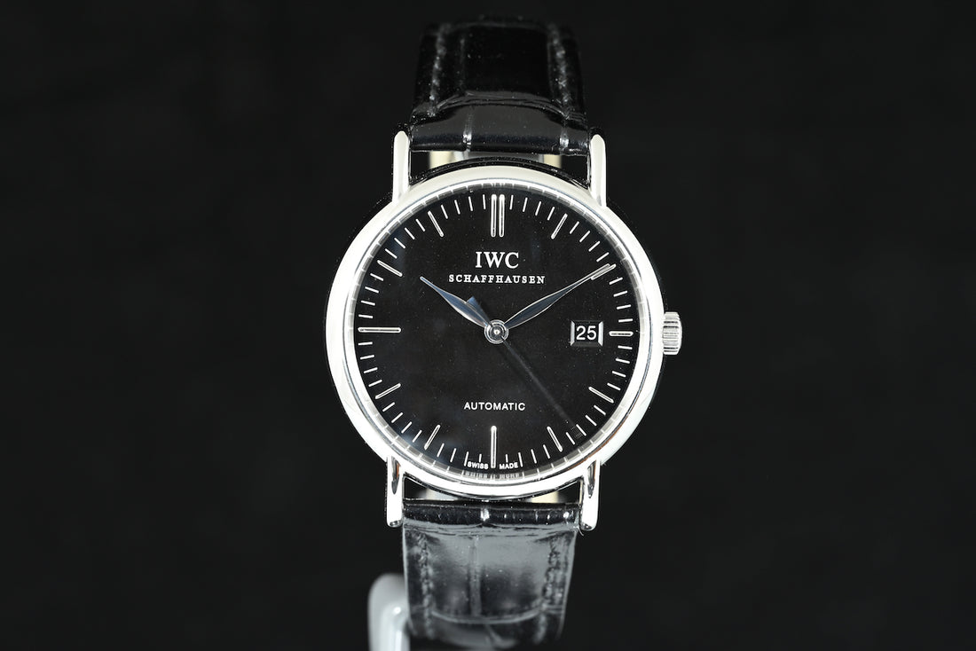 IWC | PORTOFINO Automatic Black dial Ref. IW356305 39 mm Acciaio Scatola e Garanzia 2018