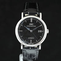 IWC | PORTOFINO Automatic Black dial Ref. IW356305 39 mm Acciaio Scatola e Garanzia 2018