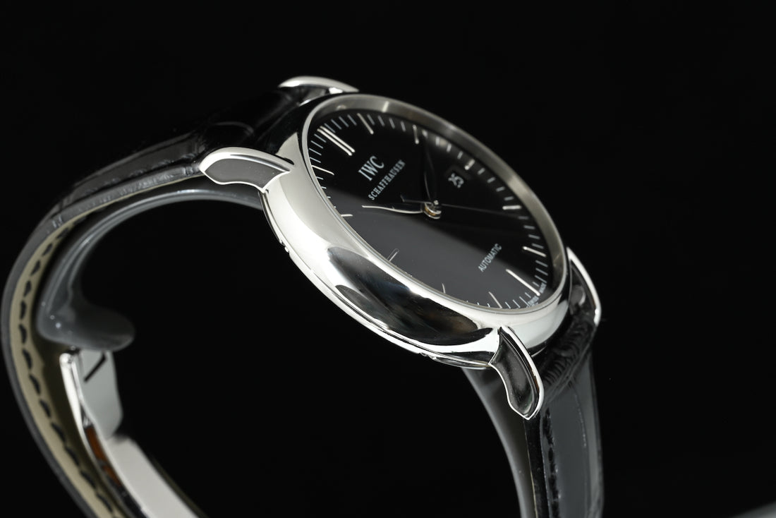 IWC | PORTOFINO Automatic Black dial Ref. IW356305 39 mm Acciaio Scatola e Garanzia 2018