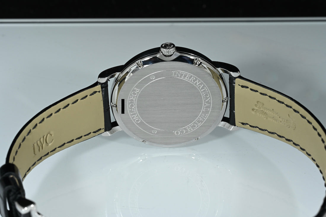 IWC | PORTOFINO Automatic Black dial Ref. IW356305 39 mm Acciaio Scatola e Garanzia 2018