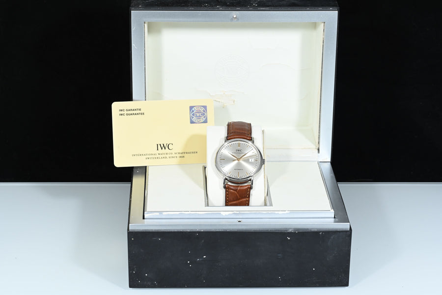 IWC | PORTOFINO Automatic Date, Acciaio 39 mm. Ref. IW3563-03 Scatola e Garanzia IWC, 2008