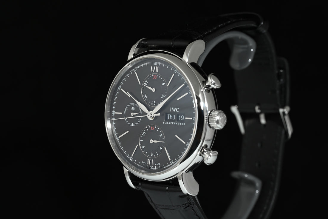 IWC | PORTOFINO Chrono Day-Date Ref. IW391008 Acciaio 42 mm. Scatola e Garanzia IWC 2016