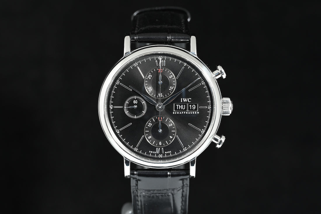 IWC | PORTOFINO Chrono Day-Date Ref. IW391008 Acciaio 42 mm. Scatola e Garanzia IWC 2016