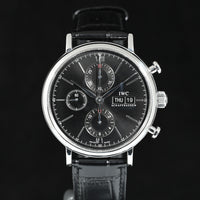 IWC | PORTOFINO Chrono Day-Date Ref. IW391008 Acciaio 42 mm. Scatola e Garanzia IWC 2016