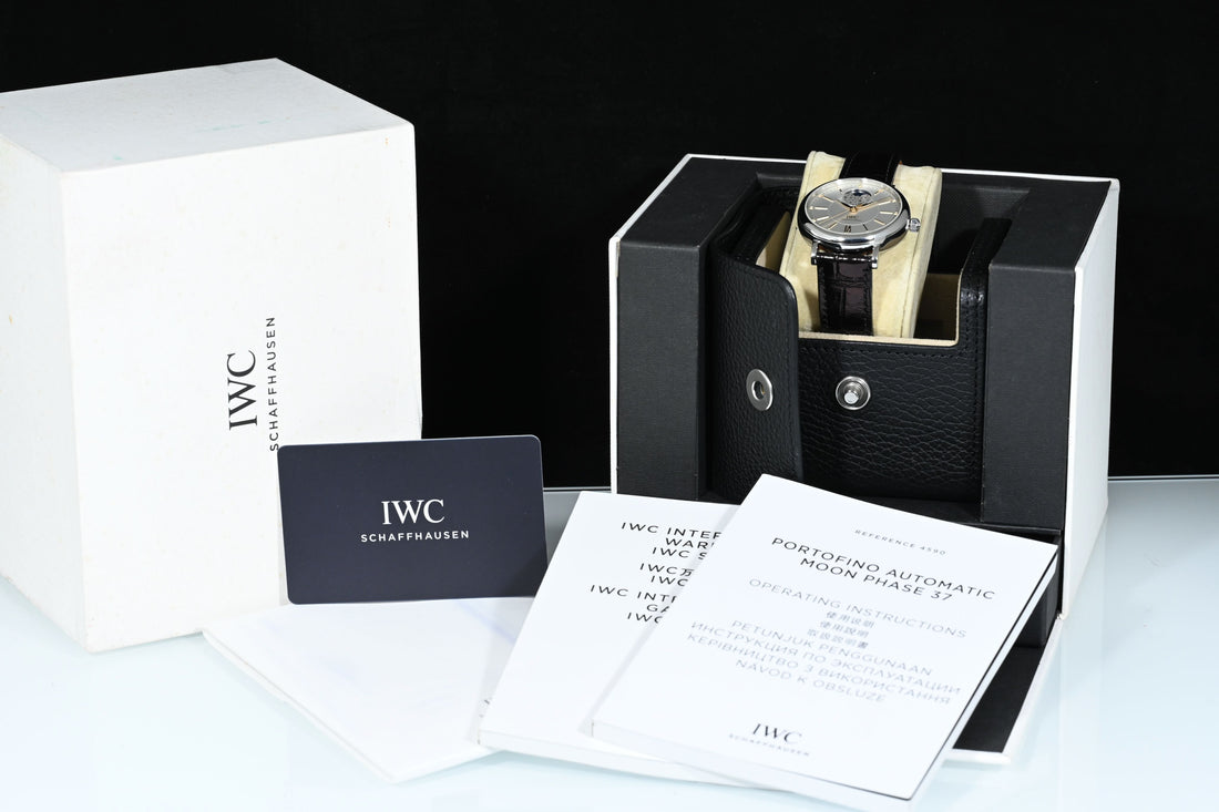 IWC | PORTOFINO Automatic Fasi luna 37 mm. Acciaio Scatola e Garanzia IWC, 2020