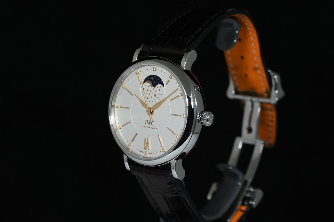 IWC | PORTOFINO Automatic Fasi luna 37 mm. Acciaio Scatola e Garanzia IWC, 2020