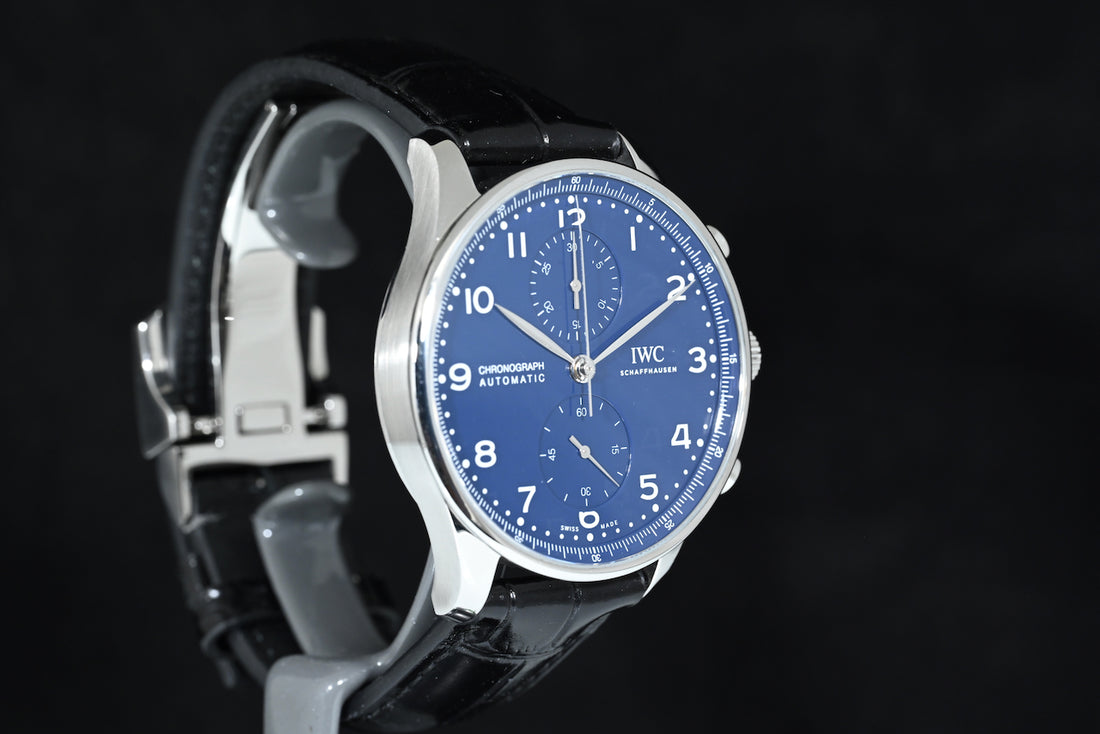 IWC | Portugieser Chronograph Edition «150 Years» Portoghese blu dial | Ref. IW371601 Scatola e Garanzia 2019