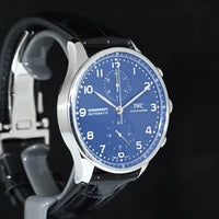 IWC | Portugieser Chronograph Edition «150 Years» Portoghese blu dial | Ref. IW371601 Scatola e Garanzia 2019