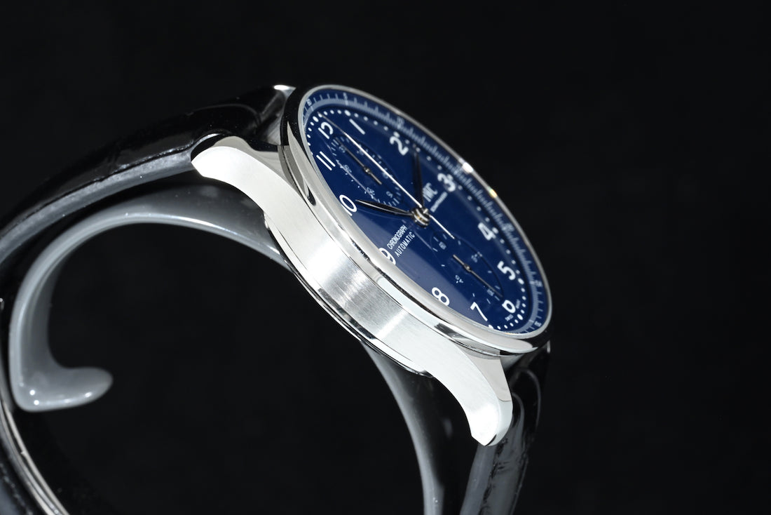 IWC | Portugieser Chronograph Edition «150 Years» Portoghese blu dial | Ref. IW371601 Scatola e Garanzia 2019