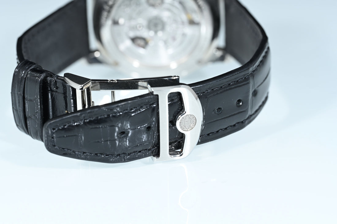 IWC | Portuguese Chronograph Portugieser, 41 mm., Steel, Ref. IW371604 Box and Paper IWC Dec. 2024 Silver dial