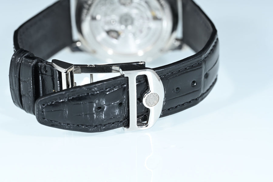 IWC | Portuguese Chronograph Portugieser, 41 mm., Steel, Ref. IW371604 Box and Paper IWC Dec. 2024 Silver dial