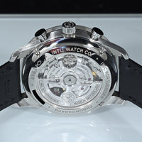 IWC | Portoghese Chronograph Portugieser, 41 mm., Acciaio, Ref. IW371606 Scatola e Garanzia IWC 2021 Blu dial