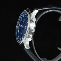 IWC | Portugieser Chronograph Edition «150 Years» Portuguese blue dial|  Ref. IW371601 Box and Paper 2018