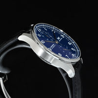 IWC | Portugieser Chronograph Edition «150 Years» Portuguese blue dial|  Ref. IW371601 Box and Paper 2018