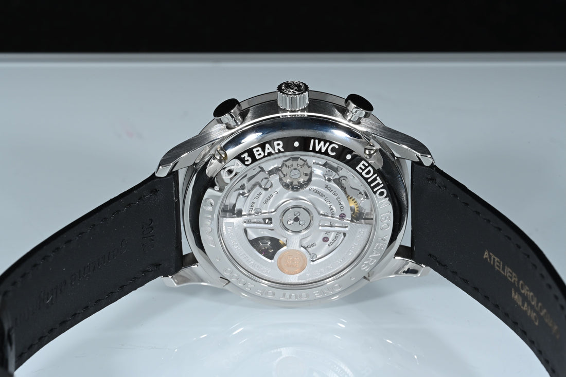 IWC | Portugieser Chronograph Edition «150 Years» Portuguese blue dial|  Ref. IW371601 Box and Paper 2018