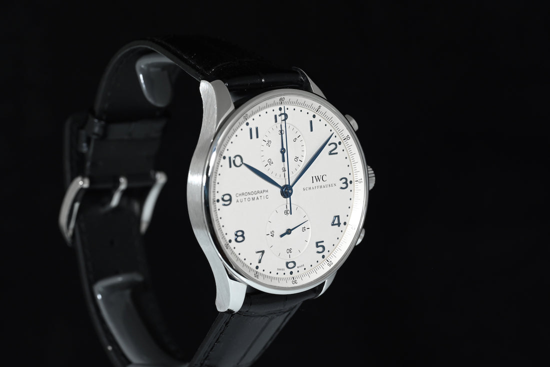 IWC | Portoghese Chronograph Portugieser, 41 mm., Acciaio, Ref. IW371417 Scatola e Garanzia IWC, 2016