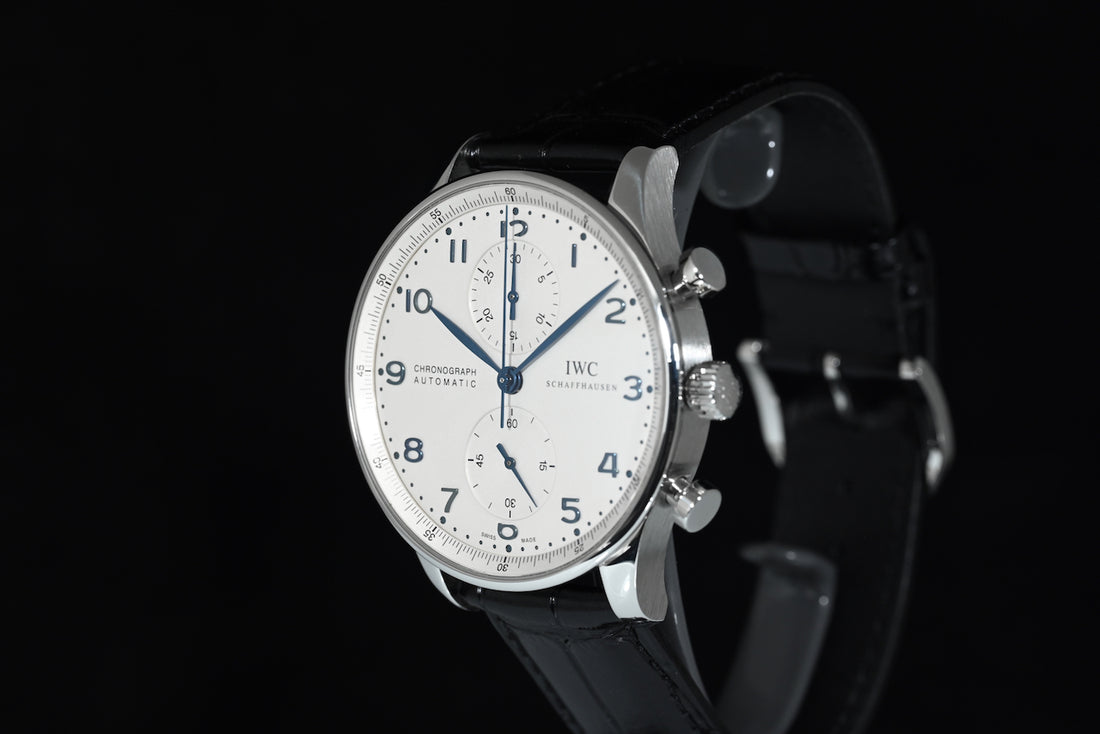IWC | Portoghese Chronograph Portugieser, 41 mm., Acciaio, Ref. IW371417 Scatola e Garanzia IWC, 2016