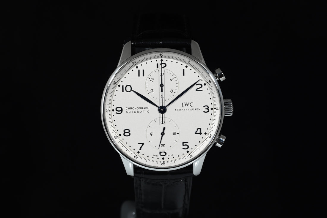 IWC | Portoghese Chronograph Portugieser, 41 mm., Acciaio, Ref. IW371417 Scatola e Garanzia IWC, 2016