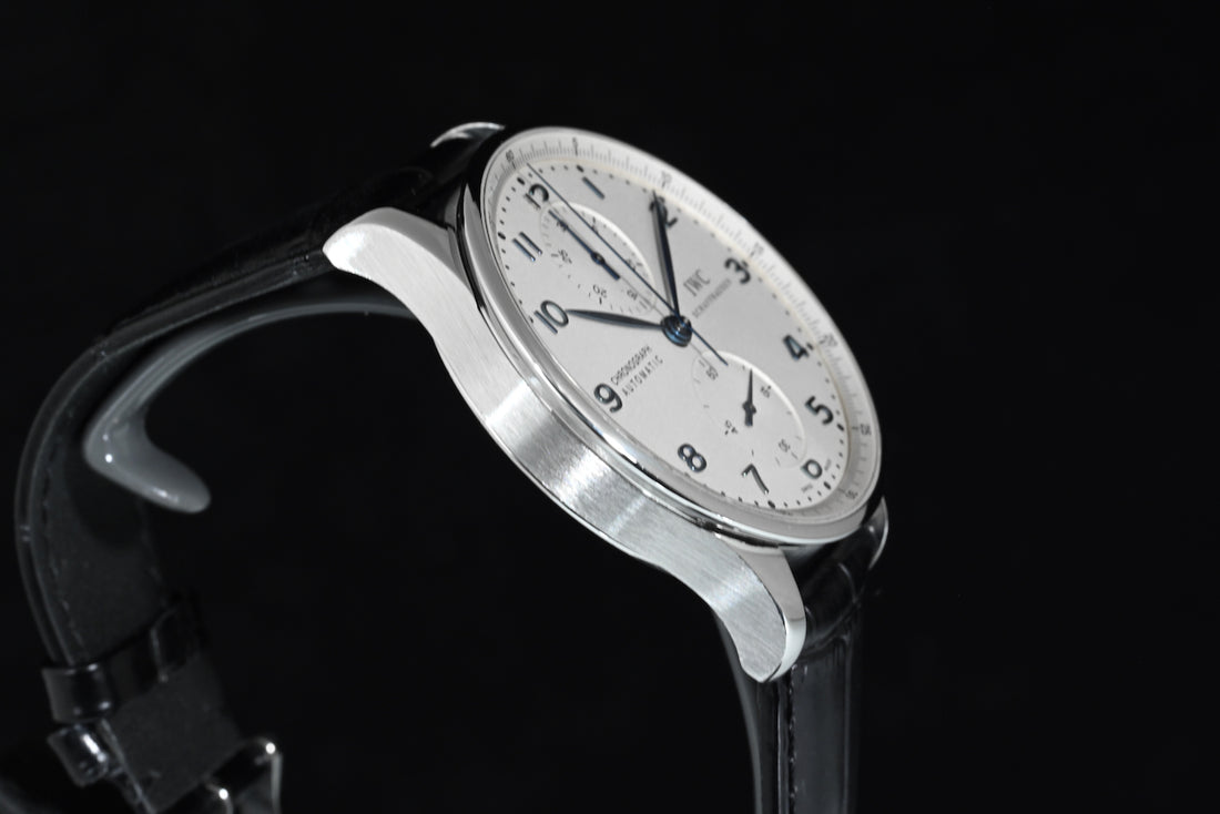IWC | Portoghese Chronograph Portugieser, 41 mm., Acciaio, Ref. IW371417 Scatola e Garanzia IWC, 2016