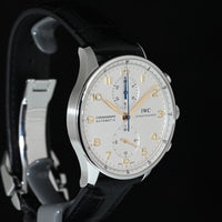 IWC | Portugieser Chronograph Portugieser, 41 mm., Steel, Ref. IW371445 Box and IWC papers, 2015