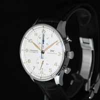 IWC | Portugieser Chronograph Portugieser, 41 mm., Steel, Ref. IW371445 Box and IWC papers, 2015