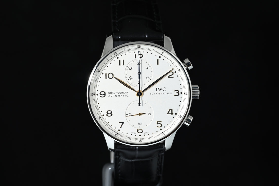 IWC | Portugieser Chronograph Portugieser, 41 mm., Steel, Ref. IW371445 Box and IWC papers, 2015