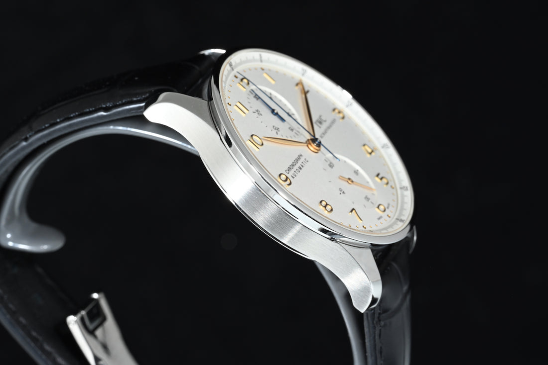 IWC | Portugieser Chronograph Portugieser, 41 mm., Steel, Ref. IW371445 Box and IWC papers, 2015