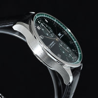 IWC | Portoghese Chronograph Portugieser, 41 mm., Acciaio, Ref. IW371615 Scatola e Garanzia IWC 2020 green dial