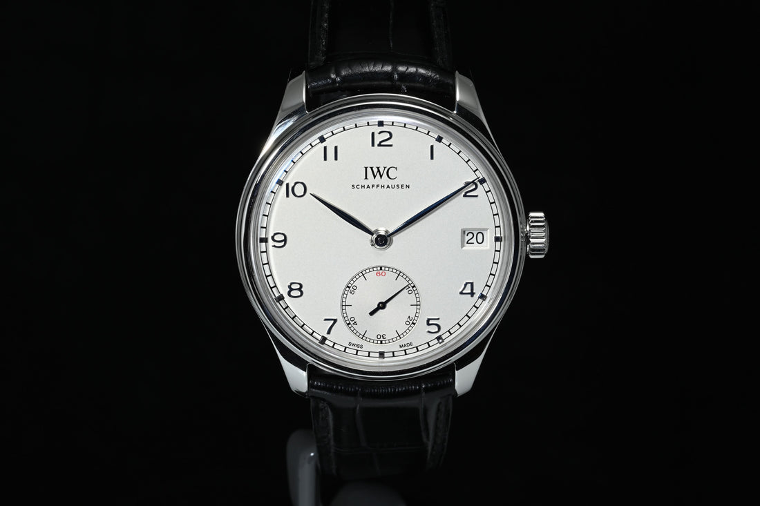 IWC | PORTUGUESE 8 days, Manual winding, Steel, 43 mm, IWC Warranty 2016 Hand-wound