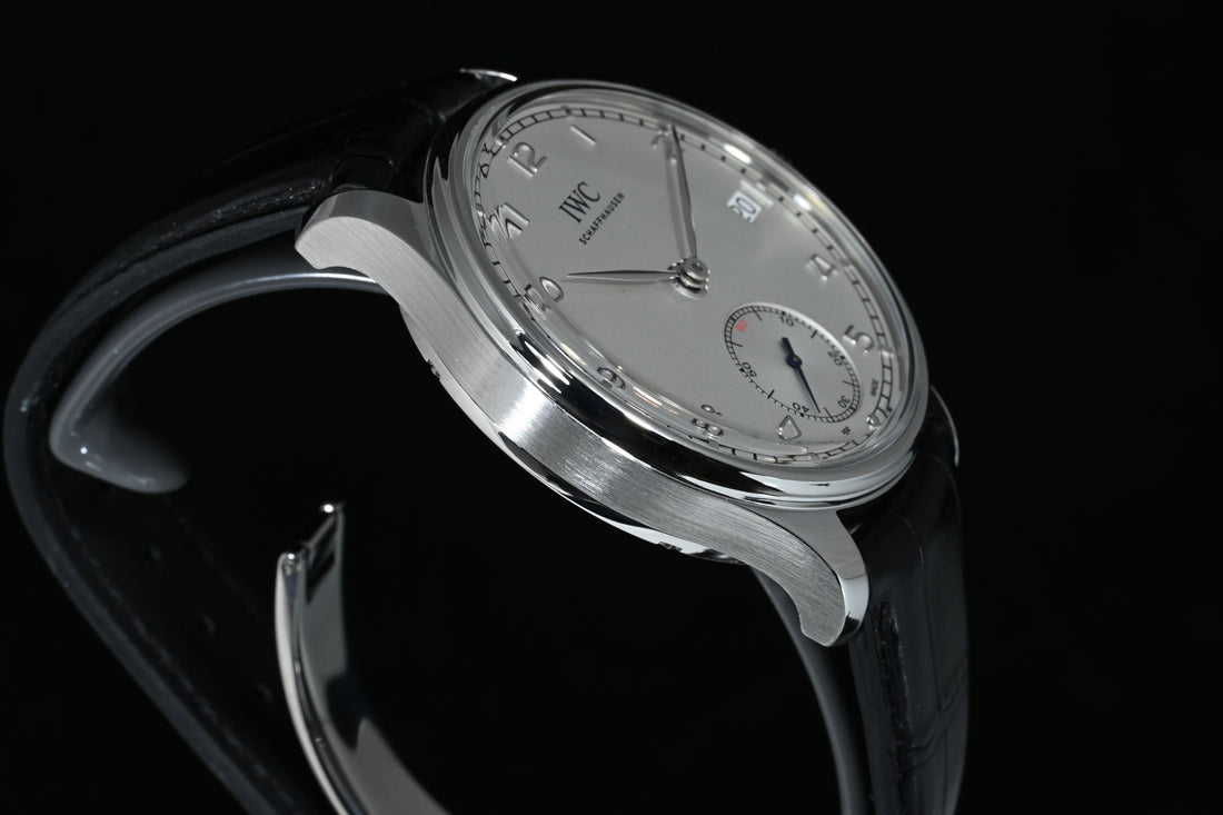 IWC | PORTUGUESE 8 days, Manual winding, Steel, 43 mm, IWC Warranty 2016 Hand-wound