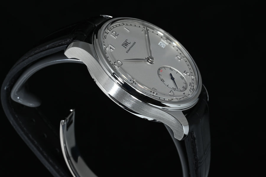 IWC | PORTUGUESE 8 days, Manual winding, Steel, 43 mm, IWC Warranty 2016 Hand-wound