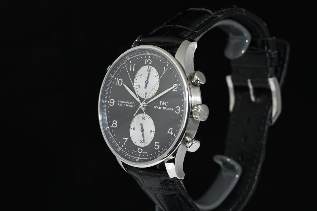 IWC | PORTOGHESE Cronografo Rattrapante Oro bianco Ref. 3712 | Scatola e Garanzia IWC | Serie Limitata 100 pz