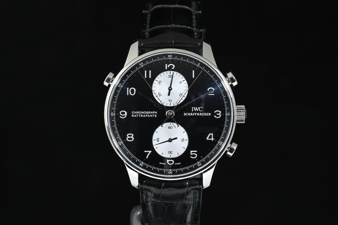 IWC | PORTOGHESE Cronografo Rattrapante Oro bianco Ref. 3712 | Scatola e Garanzia IWC | Serie Limitata 100 pz