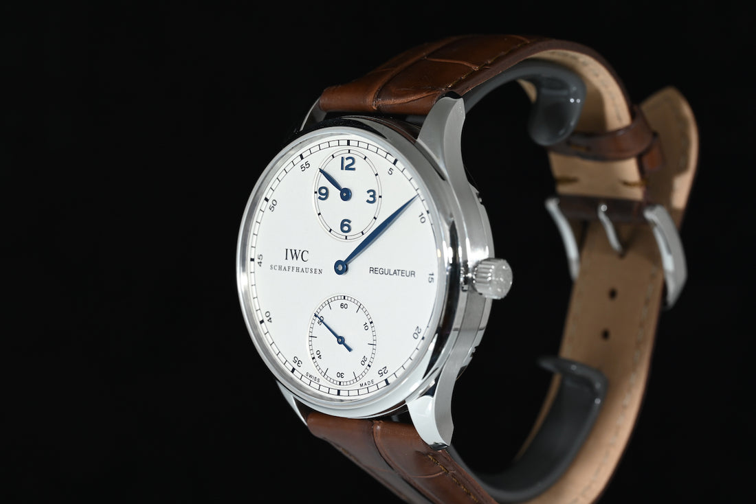IWC | PORTUGUESE Regulateur Manual Winding, Steel, 43 mm. Ref. IW544401 | Portugieser Portuguese IWC&