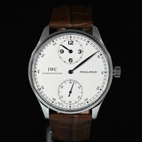 IWC | PORTUGUESE Regulateur Manual Winding, Steel, 43 mm. Ref. IW544401 | Portugieser Portuguese IWC's papers 2010