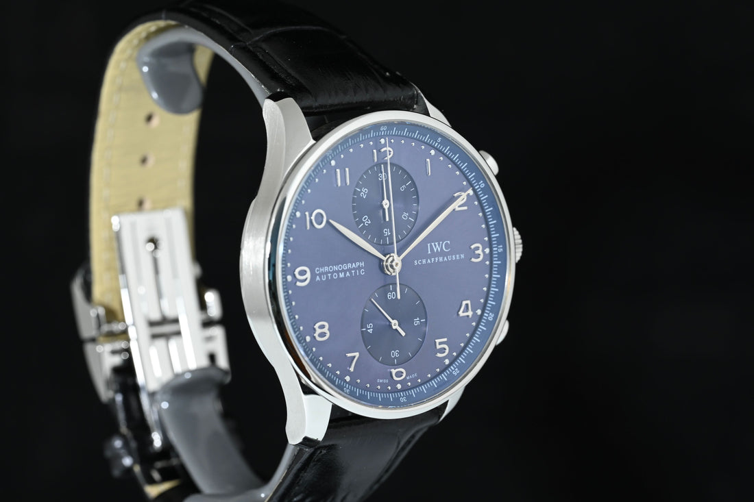 IWC | Portoghese Chronograph Portugieser, 41 mm., Acciaio, Ref. IW371606 Scatola e Garanzia IWC, 2021