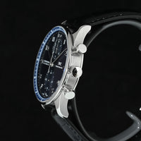 IWC | Portoghese Chronograph Portugieser, 40,9 mm., Acciaio, Ref. IW371491 Garanzia IWC, 2019 Blue dial