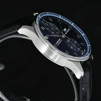 IWC | Portoghese Chronograph Portugieser, 40,9 mm., Acciaio, Ref. IW371491 Garanzia IWC, 2019 Blue dial