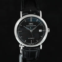 IWC | PORTOFINO Automatic Black dial Ref. IW356305 39 mm Acciaio Scatola e Garanzia 2015