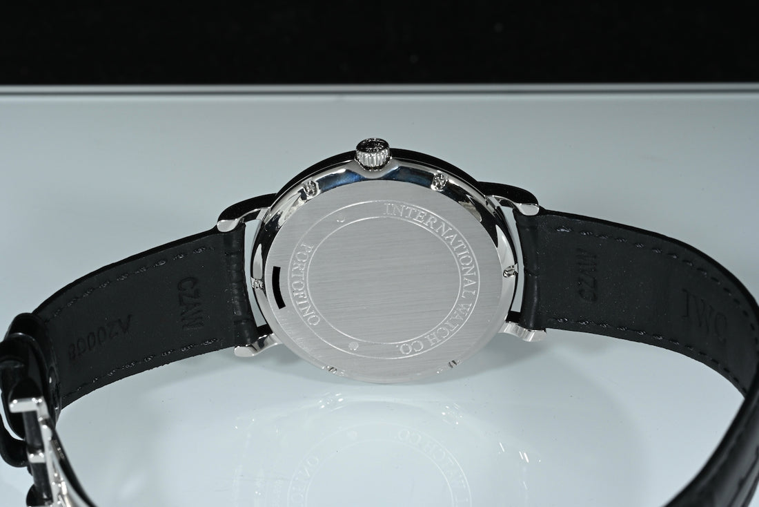 IWC | PORTOFINO Automatic Black dial Ref. IW356305 39 mm Acciaio Scatola e Garanzia 2015