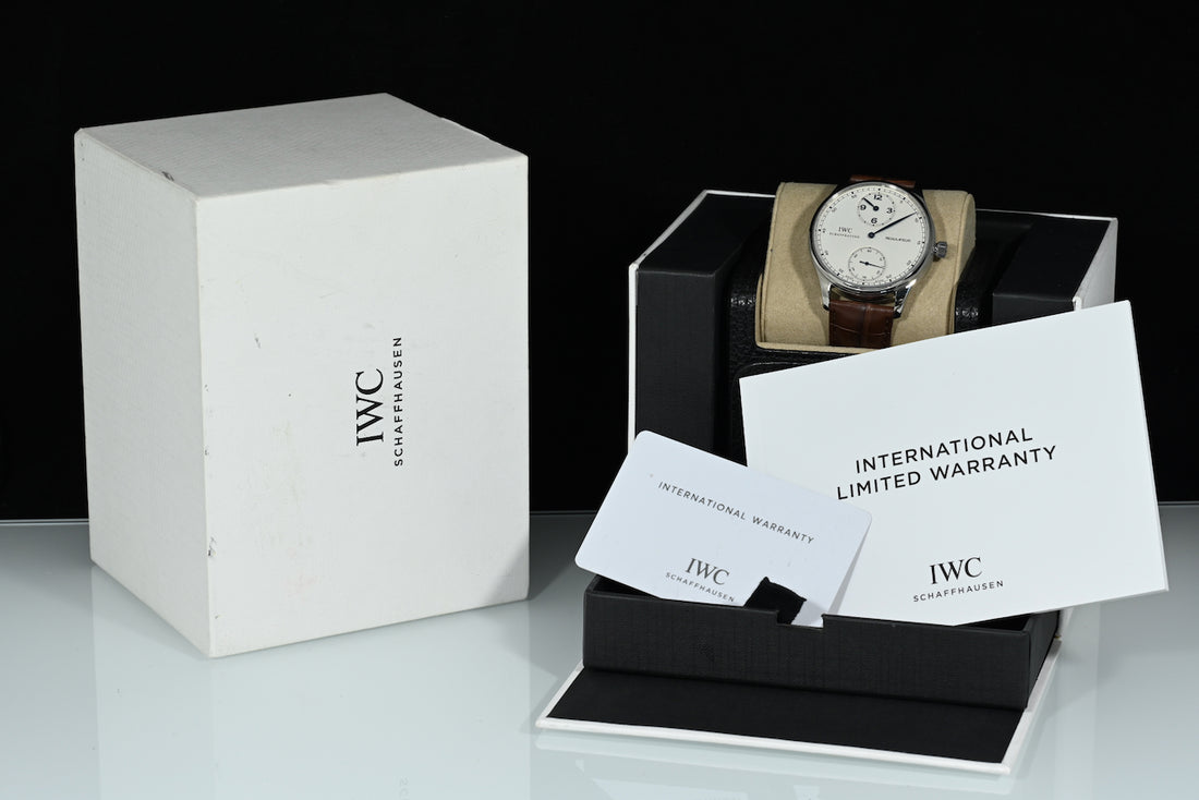 IWC | PORTOGHESE Regulateur Carica Manuale, Acciaio, 43 mm. Ref.  IW544401 | Portugieser Portuguese Scatola e Garanzia IWC 2010