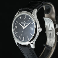 JAEGER-LECOULTRE | Master Control Date Automatic Black dial, 39 mm. Acciaio Ref. Q1548470