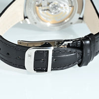JAEGER-LECOULTRE | Master Control Date Automatic Black dial, 39 mm. Acciaio Ref. Q1548470