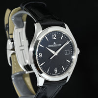JAEGER-LECOULTRE | Master Control Date Automatic Black dial, 39 mm. Acciaio Ref. Q1548471 Scatola e Garanzia 2017