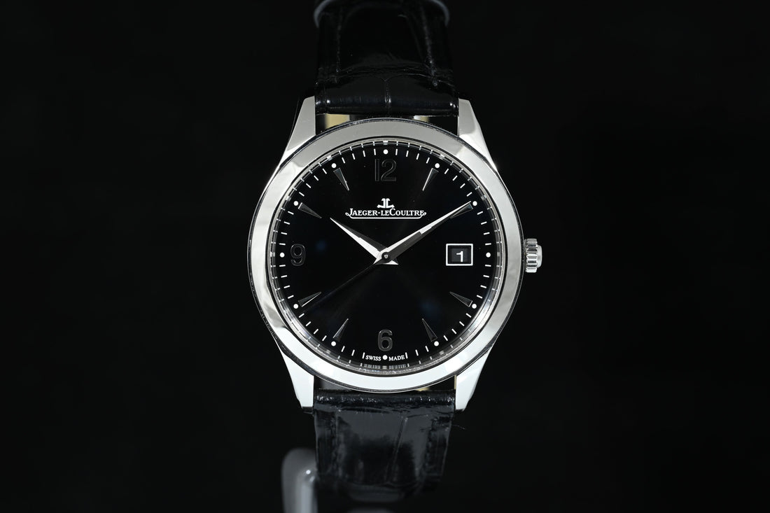 JAEGER-LECOULTRE | Master Control Date Automatic Black dial, 39 mm. Acciaio Ref. Q1548471 Scatola e Garanzia 2017
