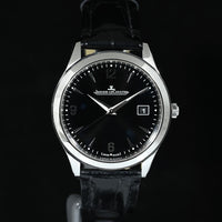 JAEGER-LECOULTRE | Master Control Date Automatic Black dial, 39 mm. Acciaio Ref. Q1548471 Scatola e Garanzia 2017